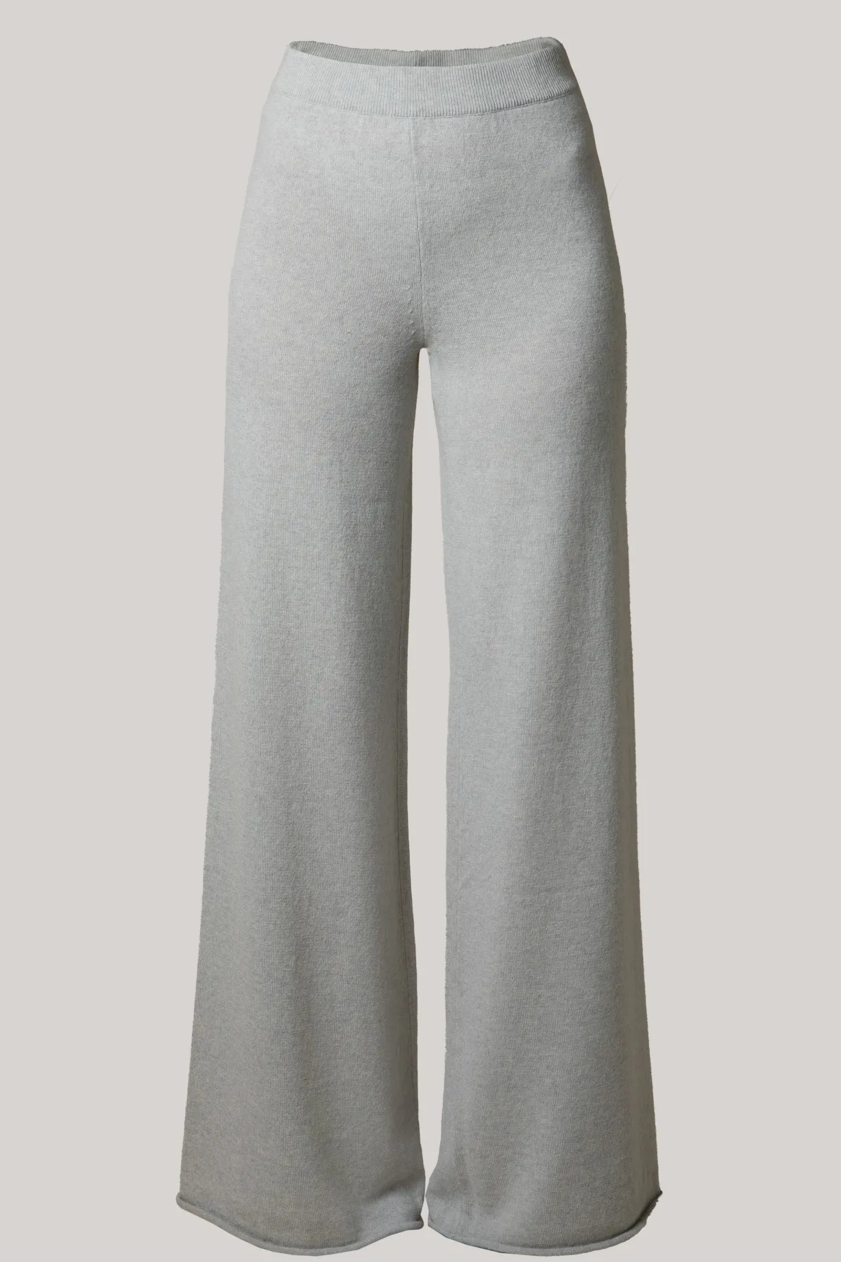 Akeem Cashmere Wide-Leg Pants In Pumice