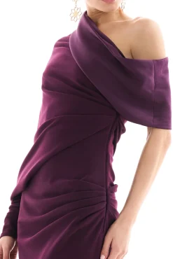 Amara Dress In Plum