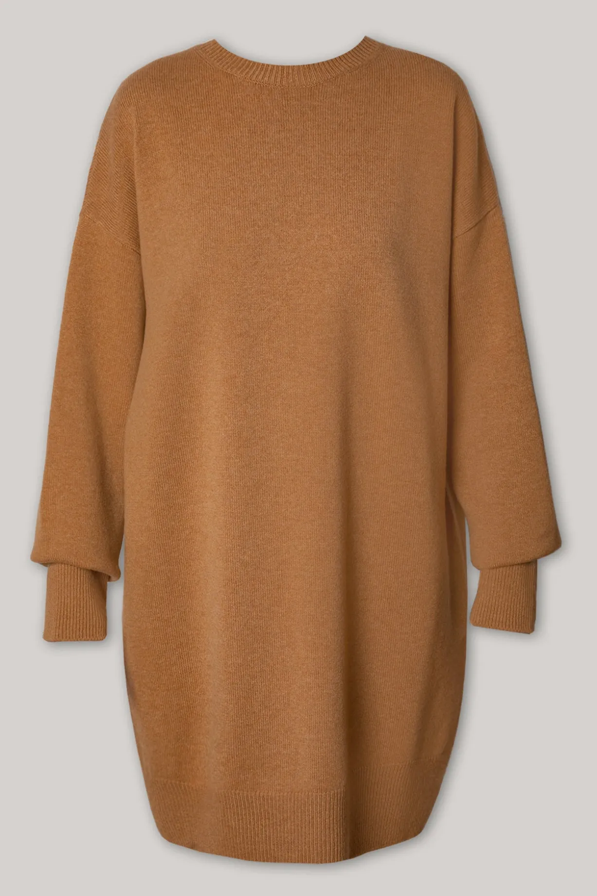 Aniel Open Back Wool and Cashmere-blend Dress