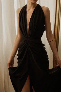 Artemis Long Dress In Black