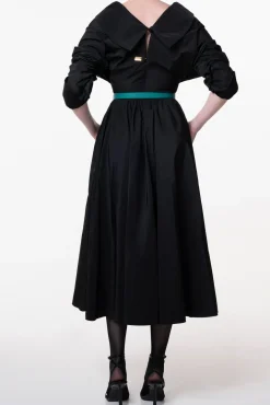 Carrie Midi Dress Black