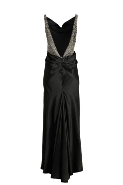 Elaris Dress In Black-Silver