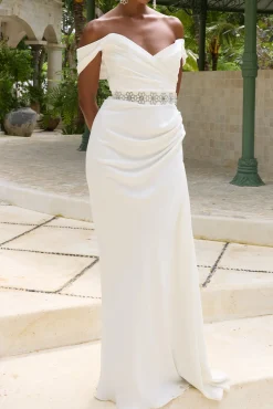 Gaia Long Dress In Off-White