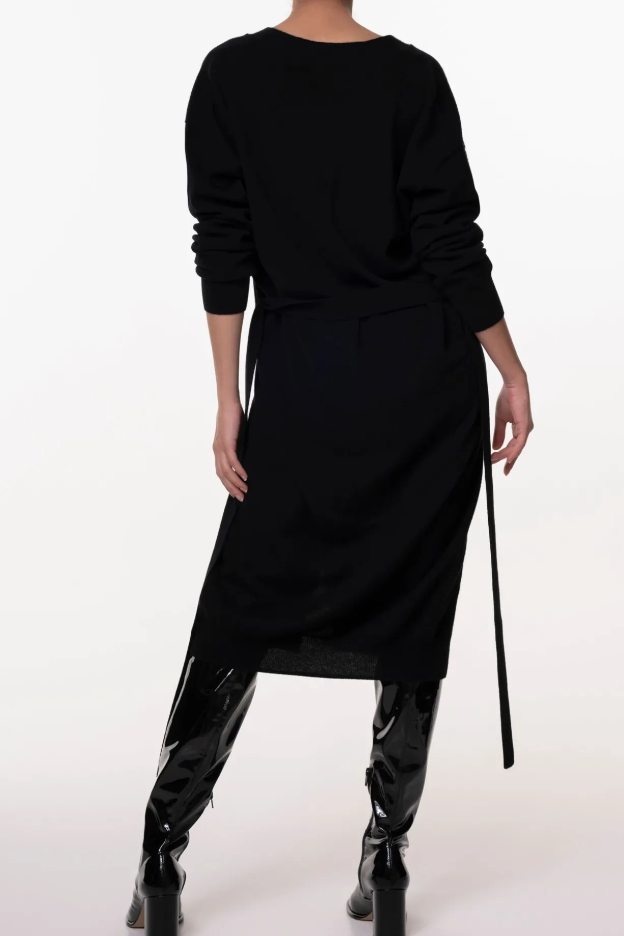 Lani Cashmere Long Cardigan In Embassy