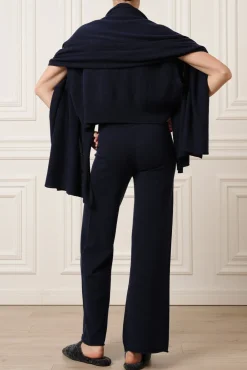 Lux Cashmere Scarf In Neptune
