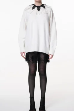 Margaret Ruffled Cotton Lace Collar