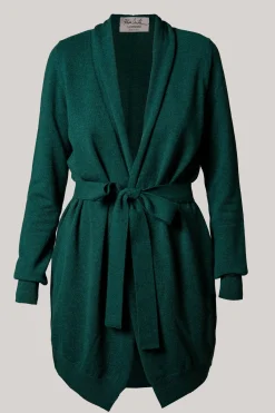 Noor Cashmere Cardigan In Spruce