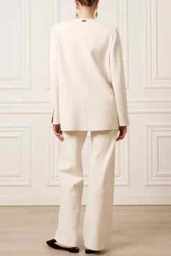 Pax Viscose Jersey Wide-Leg Pants In Off-White
