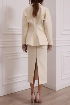 Structured Jacket In Cream