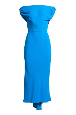 Sylvie Midi Dress In Electric-Blue