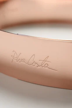 Xenis Full Metal Belt In Rose Gold-Plated