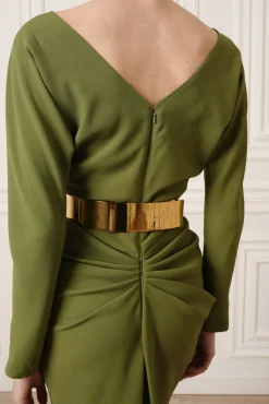 Xenis Full Metal Belt In Gold-Plated