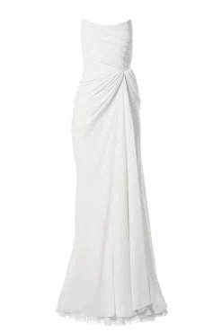 Zaira Long Dress In Off-White