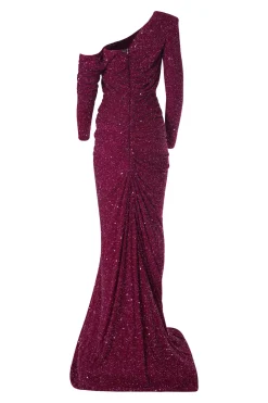 Zeina Dress In Sour-Cherry